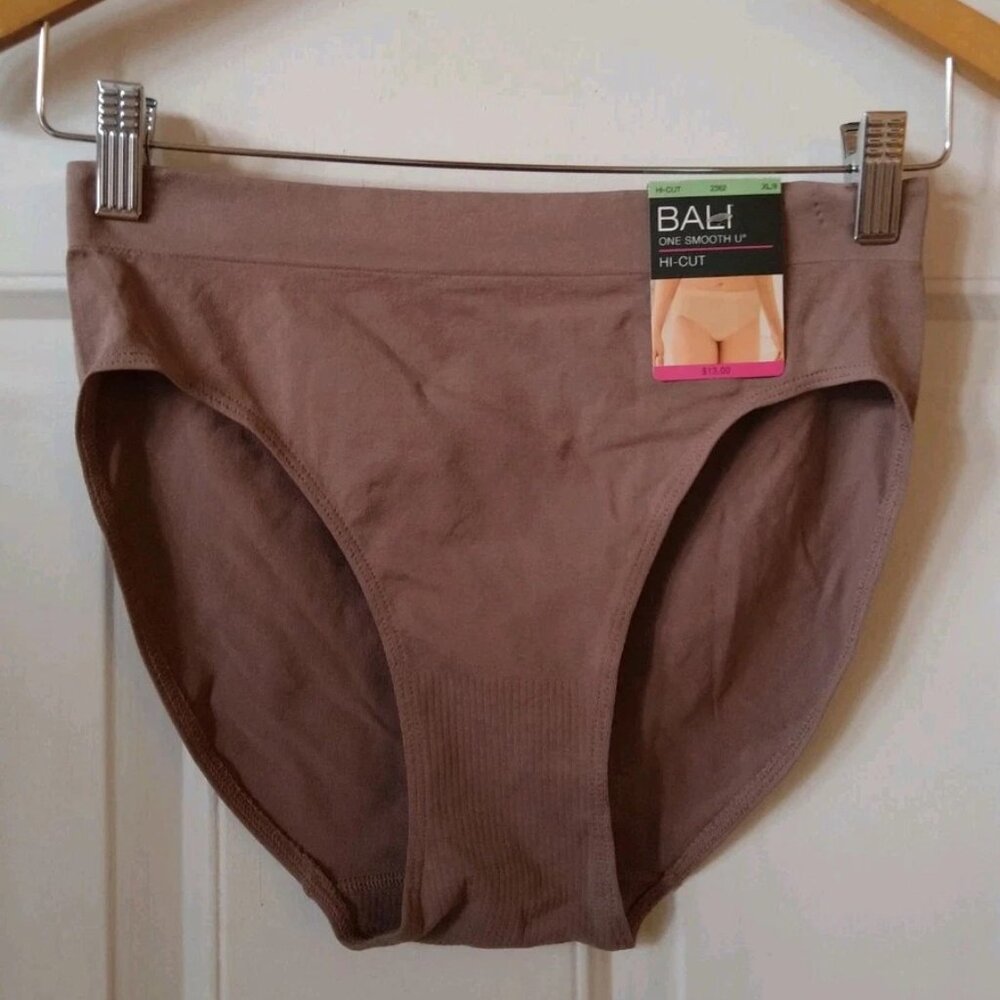 BALI SMOOTH U HI-CUT PANTY, SIZE XL Sz. 8